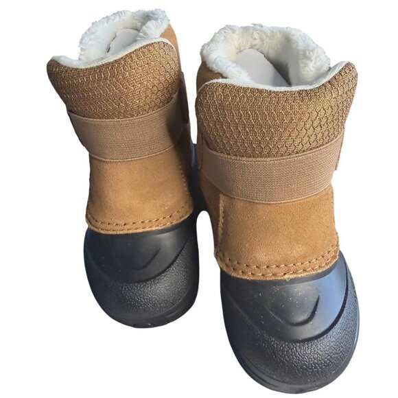 THE NORTH FACE Toddler Alpenglow II Waterproof Insulated Boot SZ 8 Camel Brn/Blk - Picture 5 of 14